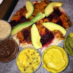 Gluten-free avocado dosa from Hampton Chutney